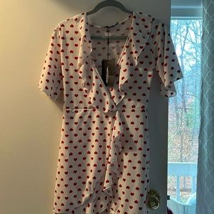 NWT never worn Pretty little thing heart dress